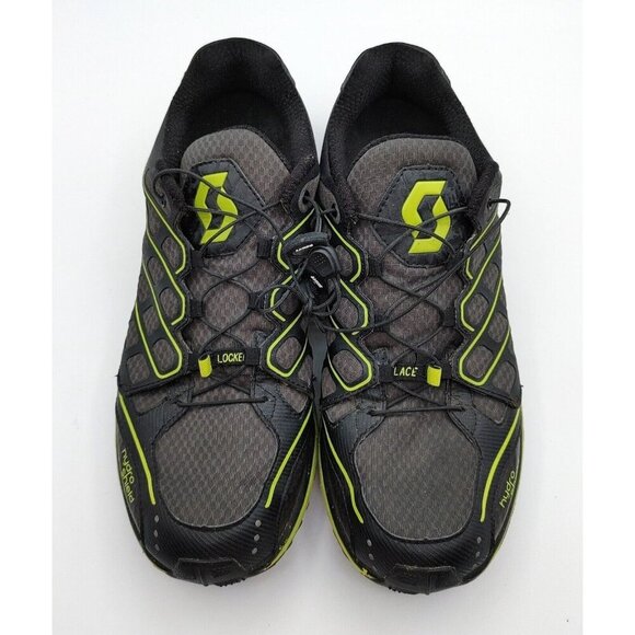 Scott Trail Running Shoes Gray Green Mens Size 9.5 eRide Flow Athletic Sneakers - Picture 3 of 8